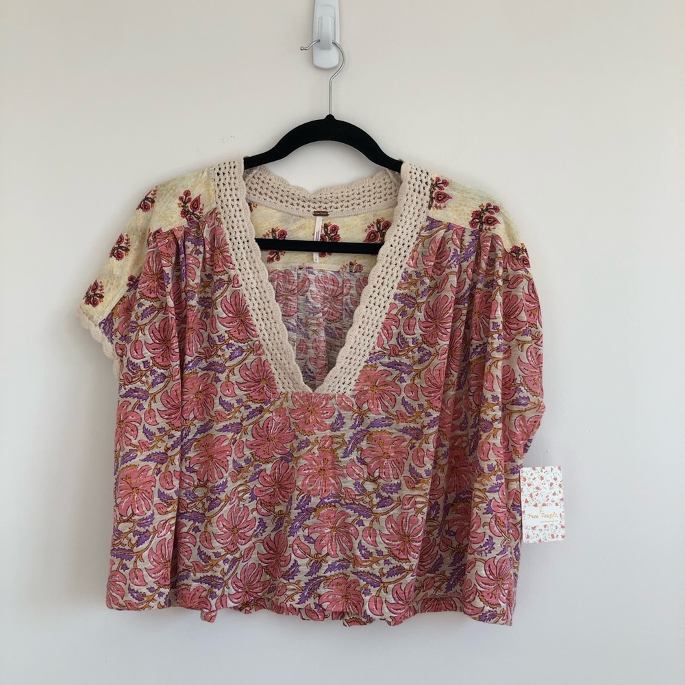(NWT) Free People Tea Combo Top - Picture 3 of 8